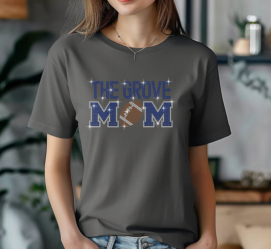 RHINESTONE The Grove Football Mom